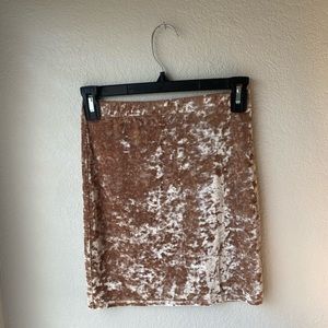 {Forever 21} Velvet Mini Bodycon Skirt